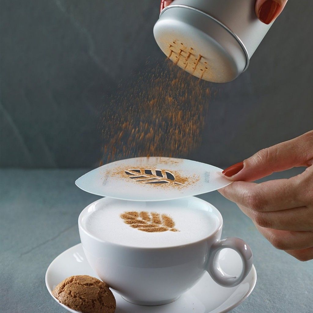 Coffee Barista Art Stencils - Milky Spoon