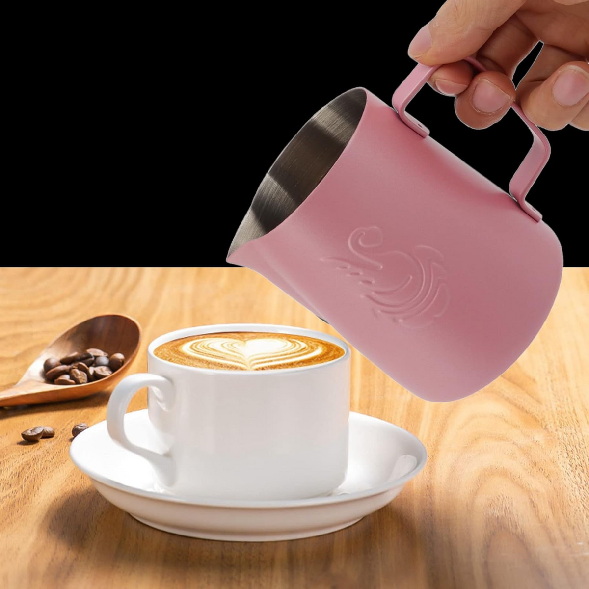 Limited Edition Red Latte Art Milk Jug