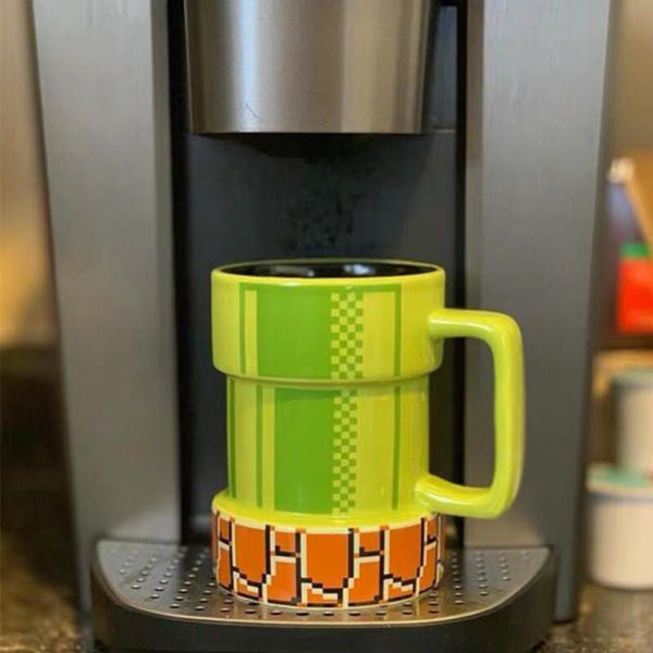 Suepr Mario Bros Pipe Mug