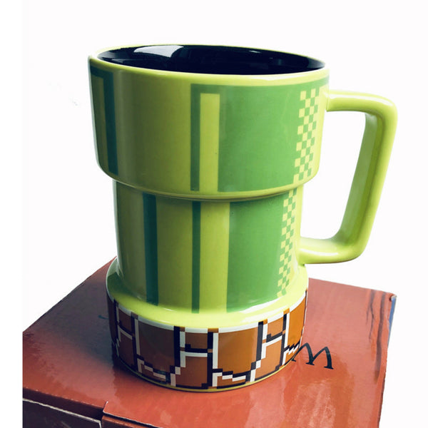 Suepr Mario Bros Pipe Mug