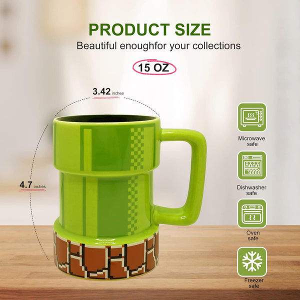 Suepr Mario Bros Pipe Mug