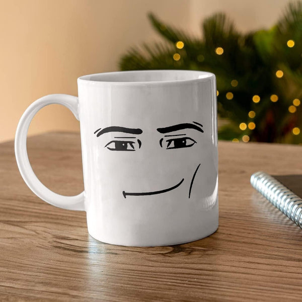 Game Inspired Man Woman Face Expression Ceramic Mug