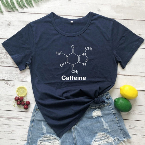 Caffeine Chemical Formula Women T-shirt
