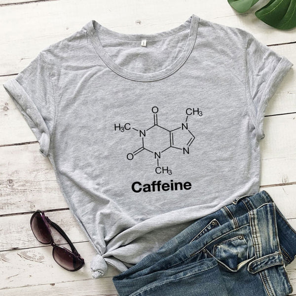 Caffeine Chemical Formula Women T-shirt