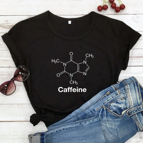 Caffeine Chemical Formula Women T-shirt