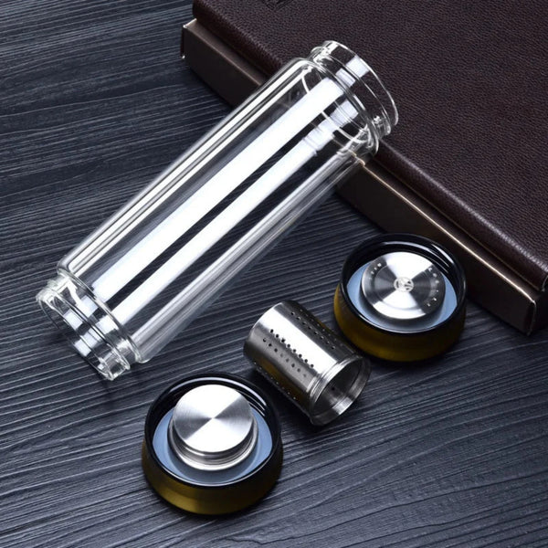 Triplex Glass Bottle Tea Infuser