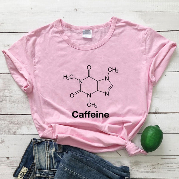 Caffeine Chemical Formula Women T-shirt