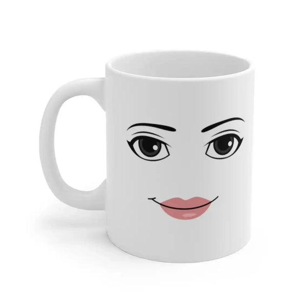 Game Inspired Man Woman Face Expression Ceramic Mug