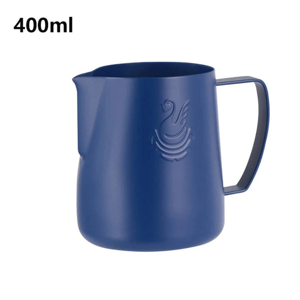 Starbrew Swan Latte Art Pitcher Blue Teflon 400ml/600ml