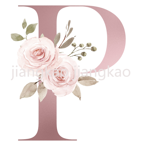 Floral Initial Name Personalized Enamel Mug
