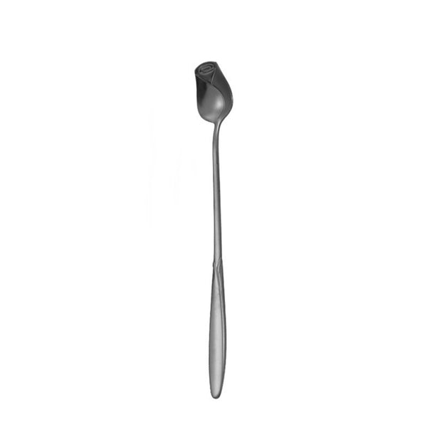 Dazzling Rose Stirring Stainless Steel Spoon