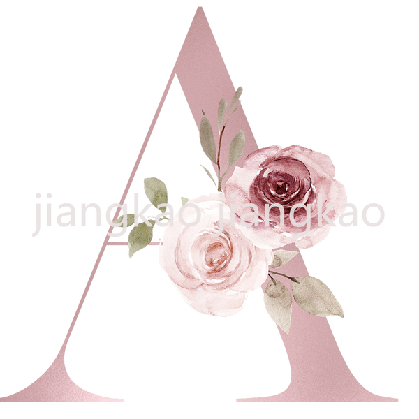 Floral Initial Name Personalized Enamel Mug
