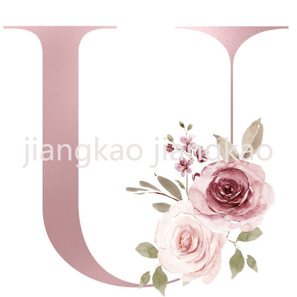 Floral Initial Name Personalized Enamel Mug