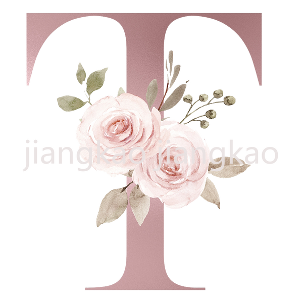 Floral Initial Name Personalized Enamel Mug