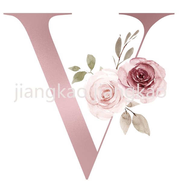 Floral Initial Name Personalized Enamel Mug