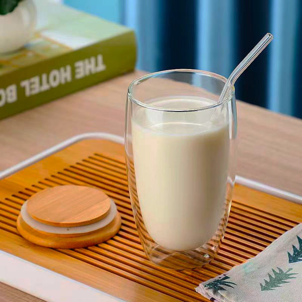 Duplex Double-Walled High Borosilicate Glass Mug