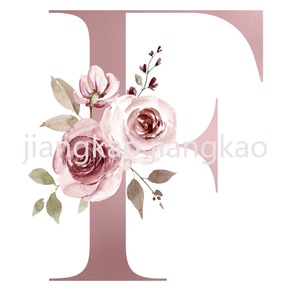 Floral Initial Name Personalized Enamel Mug