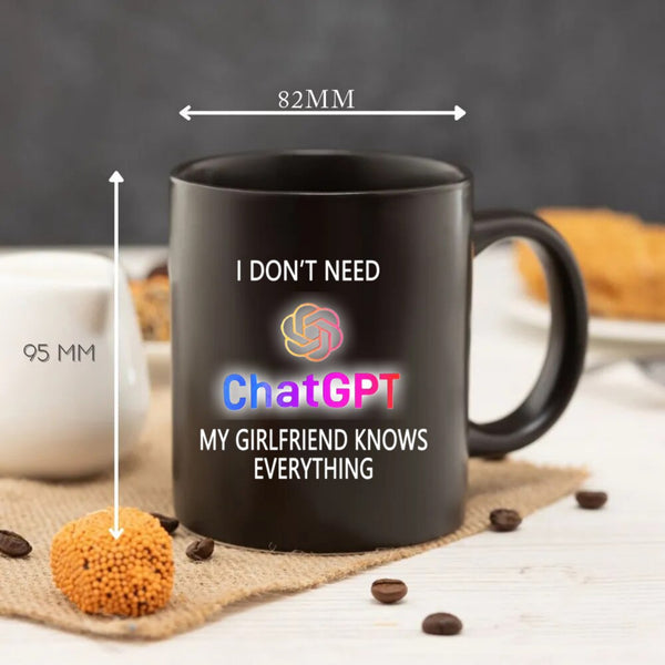 I Don't Need ChatGPT Girlfriend Wife Mug
