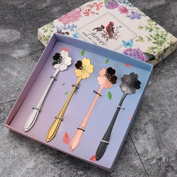 Sakura Flowers Spoons Set