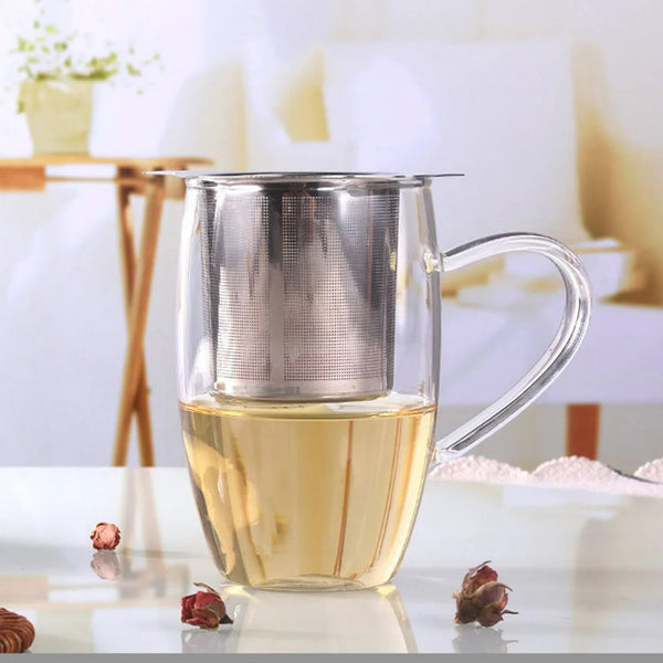 SATELLITE Stainless Steel Loose Tea Strainer