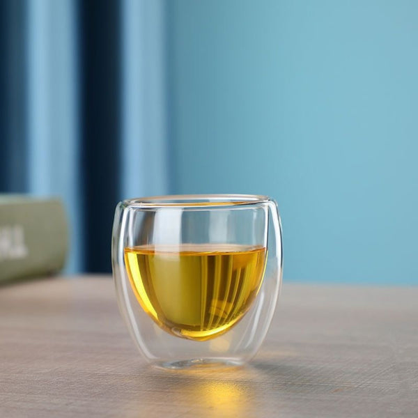Duplex Double-Walled High Borosilicate Glass Mug