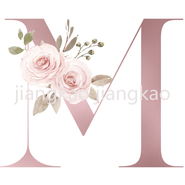 Floral Initial Name Personalized Enamel Mug