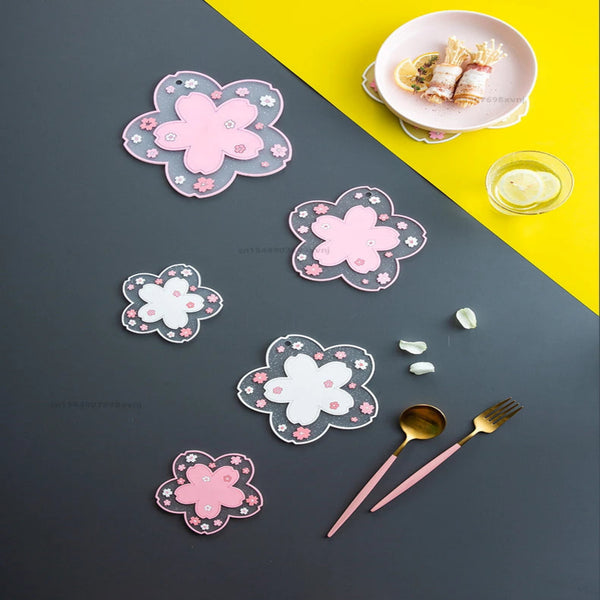 Cherry Blossom Heat Insulation Coaster