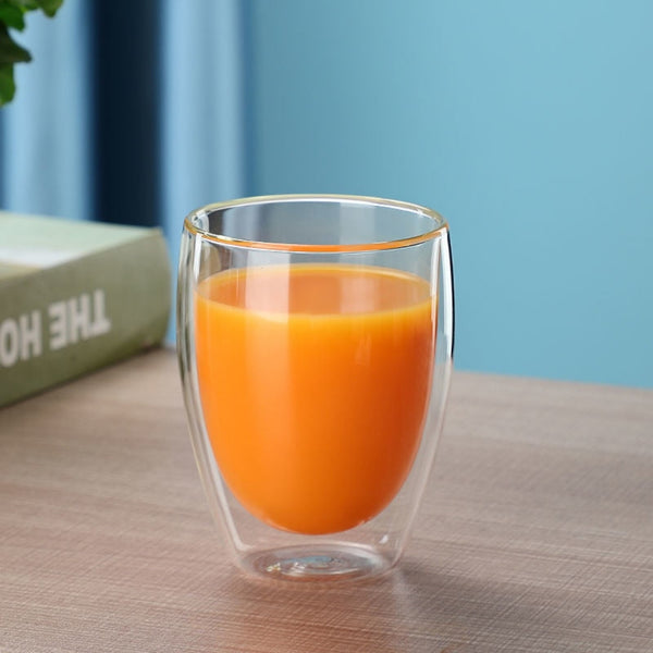 Duplex Double-Walled High Borosilicate Glass Mug