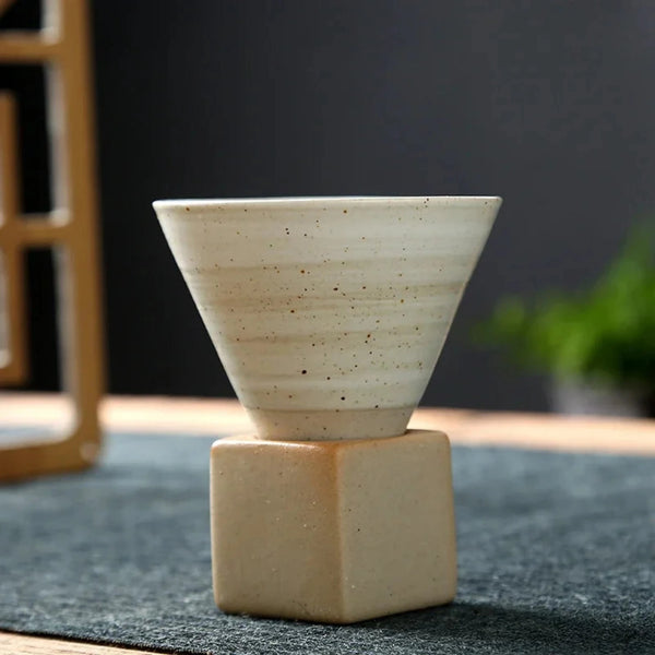 Conical Coffee Mugs With Stands
