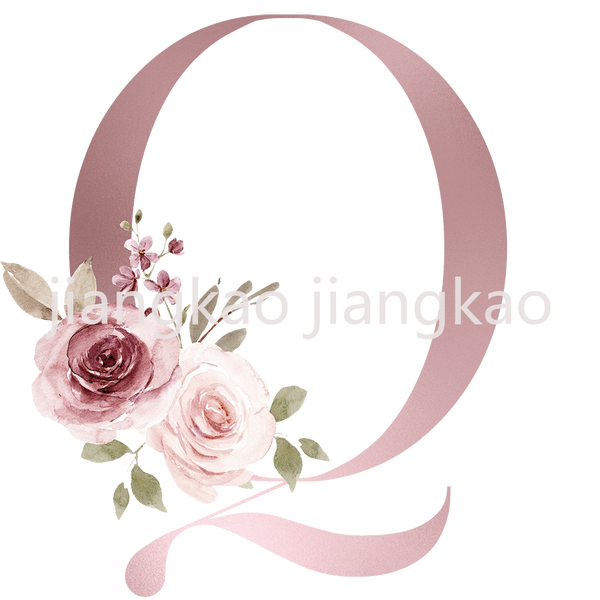 Floral Initial Name Personalized Enamel Mug