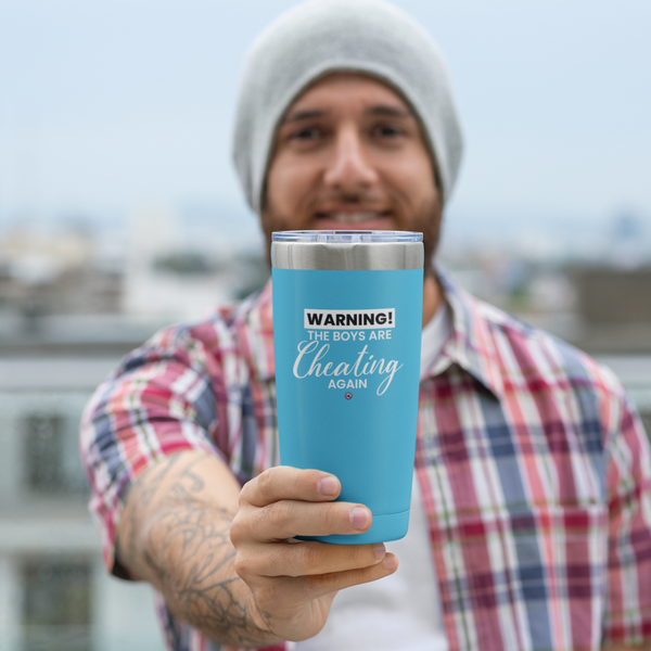 Starbrew All-Round Tumbler, 20 oz - Warning! The Boys Are Cheating Again
