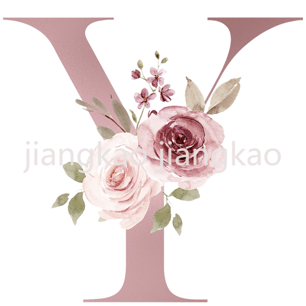Floral Initial Name Personalized Enamel Mug