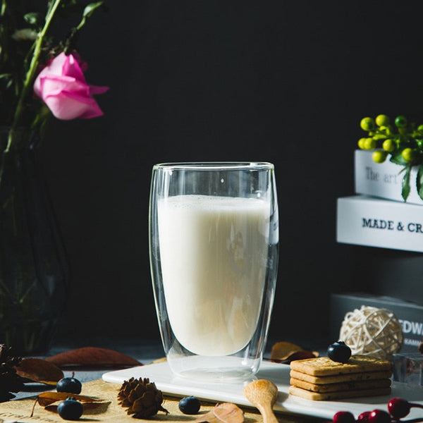 Duplex Double-Walled High Borosilicate Glass Mug