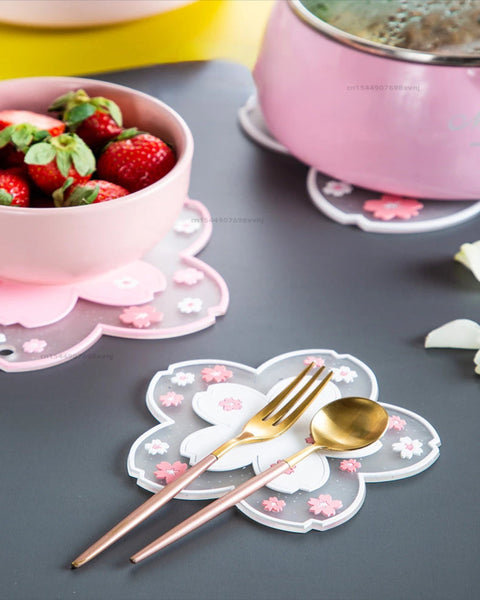 Cherry Blossom Heat Insulation Coaster