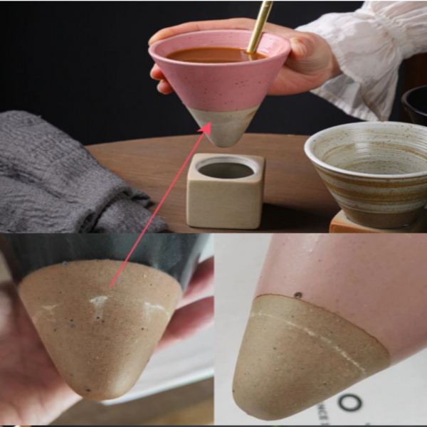 Conical Coffee Mugs With Stands