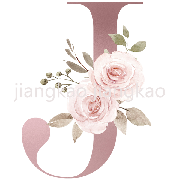 Floral Initial Name Personalized Enamel Mug