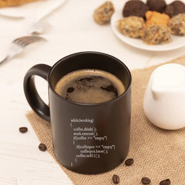 Coffee++ Program for Programmers Mug, Black