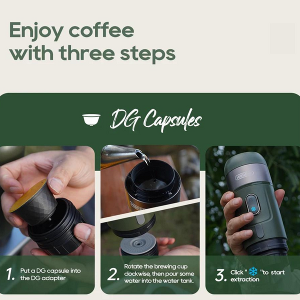 HiBrew Wireless Electric Portable Espresso Maker