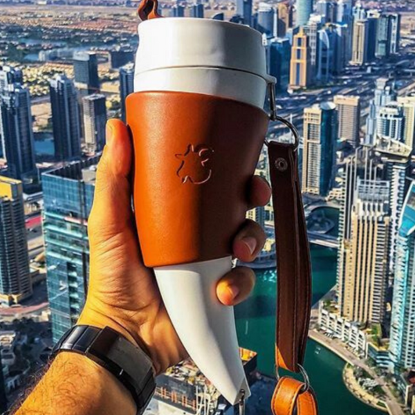 Viking Horn Travel Mug