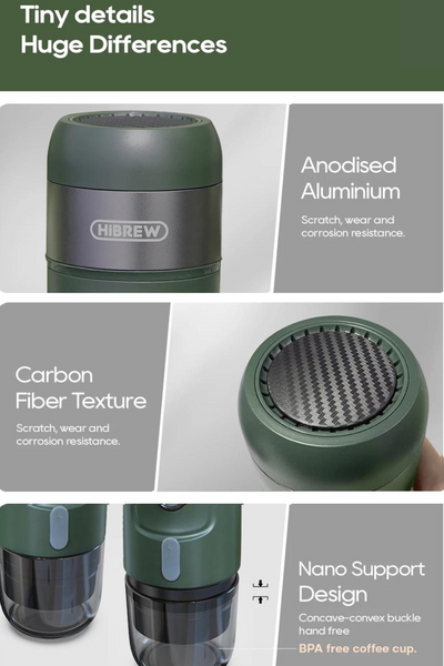 HiBrew Wireless Electric Portable Espresso Maker