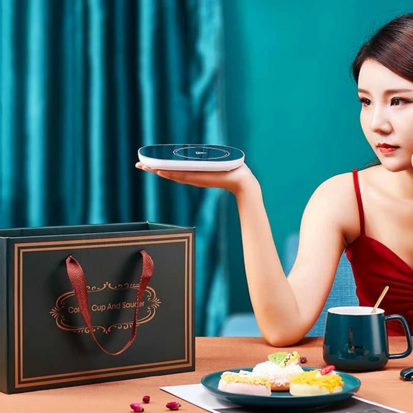 LifeSmart 55℃ Constant-Temperature Mug Warmer Gift Set