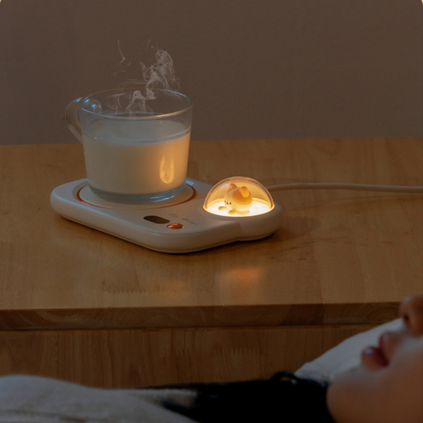 LifeSmart Bubbles Cat Mug Warmer With Night Light