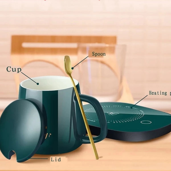 LifeSmart 55℃ Constant-Temperature Mug Warmer Gift Set