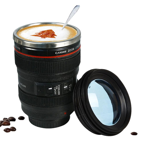 Zoom Camera Lens Travel Mug