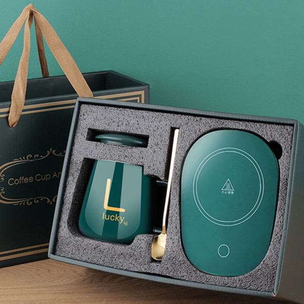 LifeSmart 55℃ Constant-Temperature Mug Warmer Gift Set