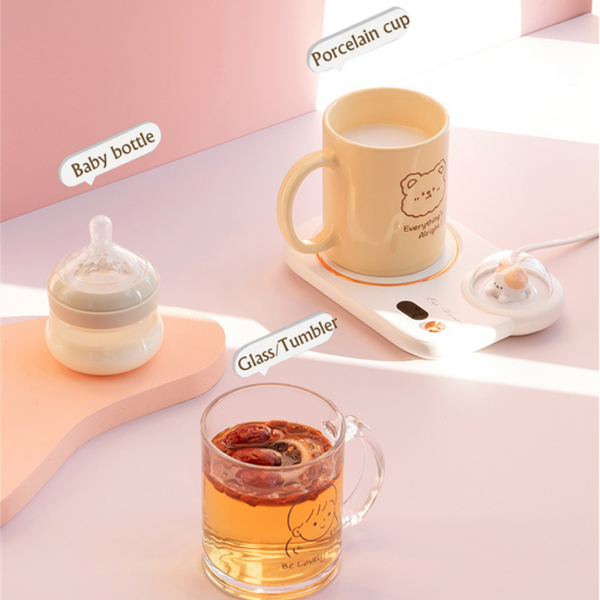 LifeSmart Bubbles Cat Mug Warmer With Night Light