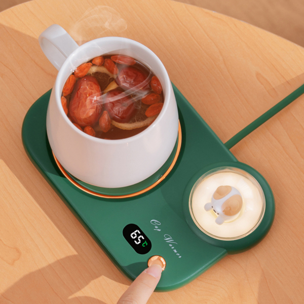 LifeSmart Bubbles Cat Mug Warmer With Night Light