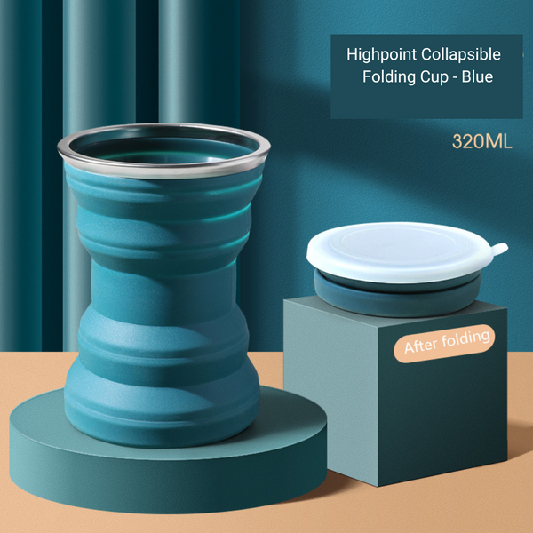 Highpoint Collapsible Portable Folding Travel Cup