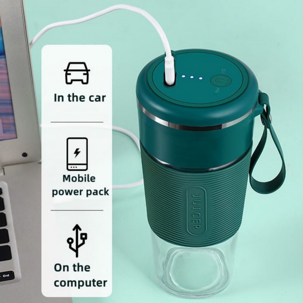 BlendSpiral Juicer Portable Blender Travel Mug