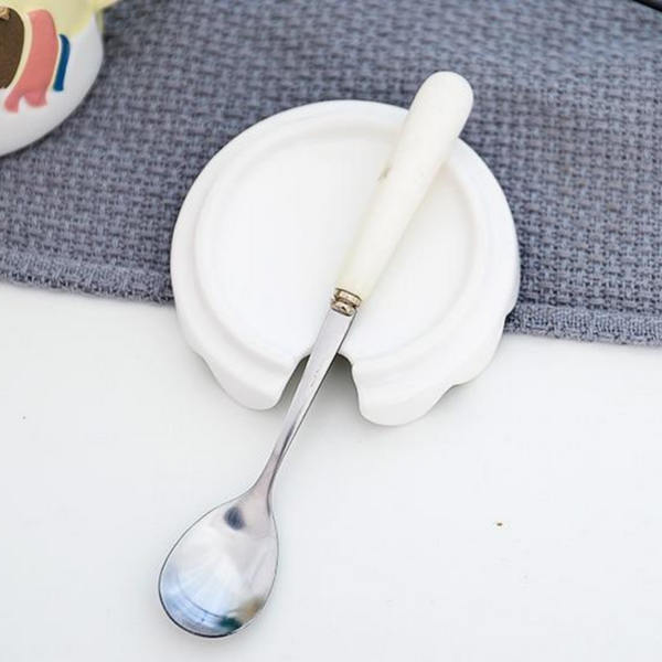 Crown Unicorn Mug With Spoon and Lace Lid